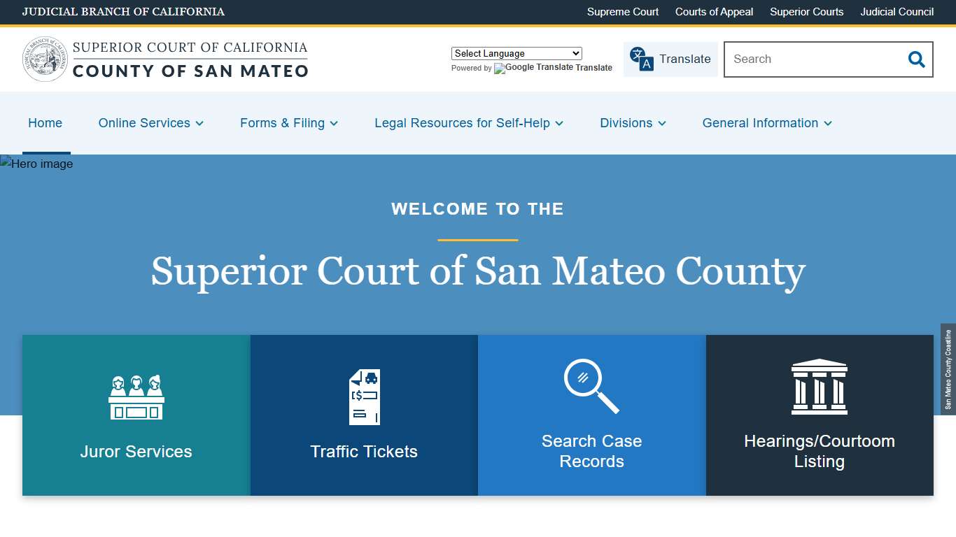 Home | Superior Court of California | County of San Mateo
